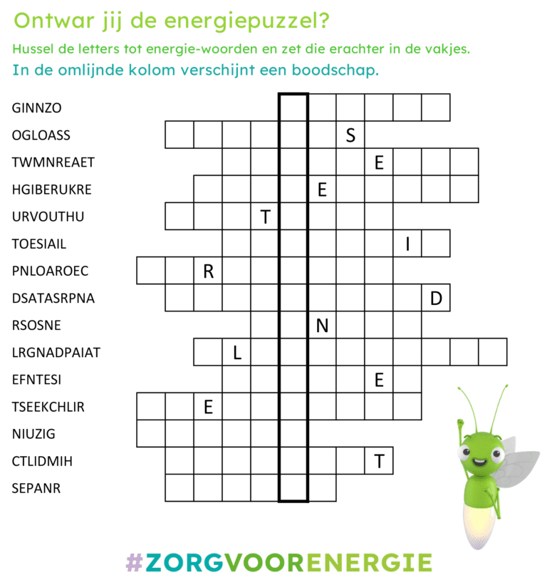 Zorg voor Energie - Ontwar de energiepuzzel