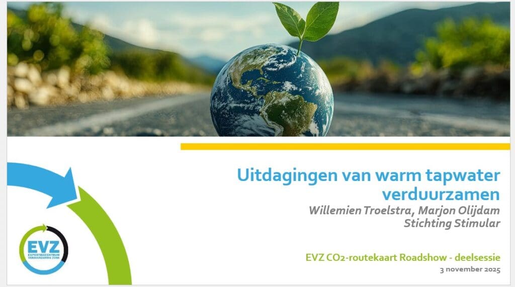 Roadshow 2025 warm tapwater presentatie