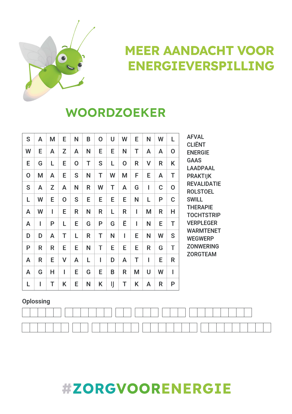 2026 ZvE woordzoeker care